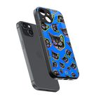 psychedelic paws back phone cover | glass case for iphone 15