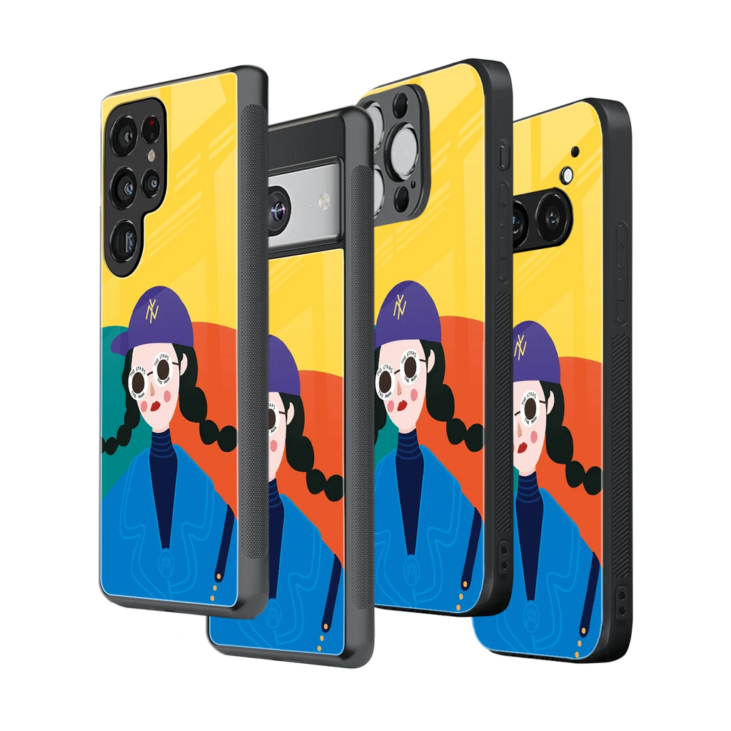 Stylish Glass Back Case for All Smartphones – iPhone, Samsung, OnePlus, Pixel, Redmi, Oppo, Vivo, Motorola
