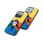 Protective Glass Back Phone Case Compatible with iPhone, Samsung, OnePlus, Pixel & More