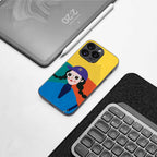 psychedelic chic back phone cover | glass case for oneplus nord ce 4 lite