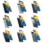 Durable Glass Back Mobile Case for iPhone, Samsung, OnePlus, Google Pixel, Redmi, Vivo, Oppo
