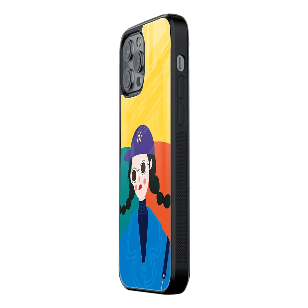 Slim Glass Back Phone Case for Multiple Brands – iPhone, Samsung, Redmi, OnePlus, Oppo, Vivo