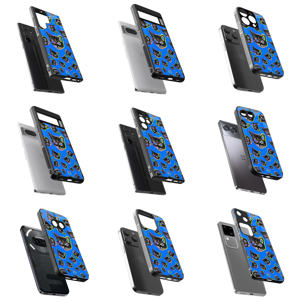 Durable Glass Back Mobile Case for iPhone, Samsung, OnePlus, Google Pixel, Redmi, Vivo, Oppo