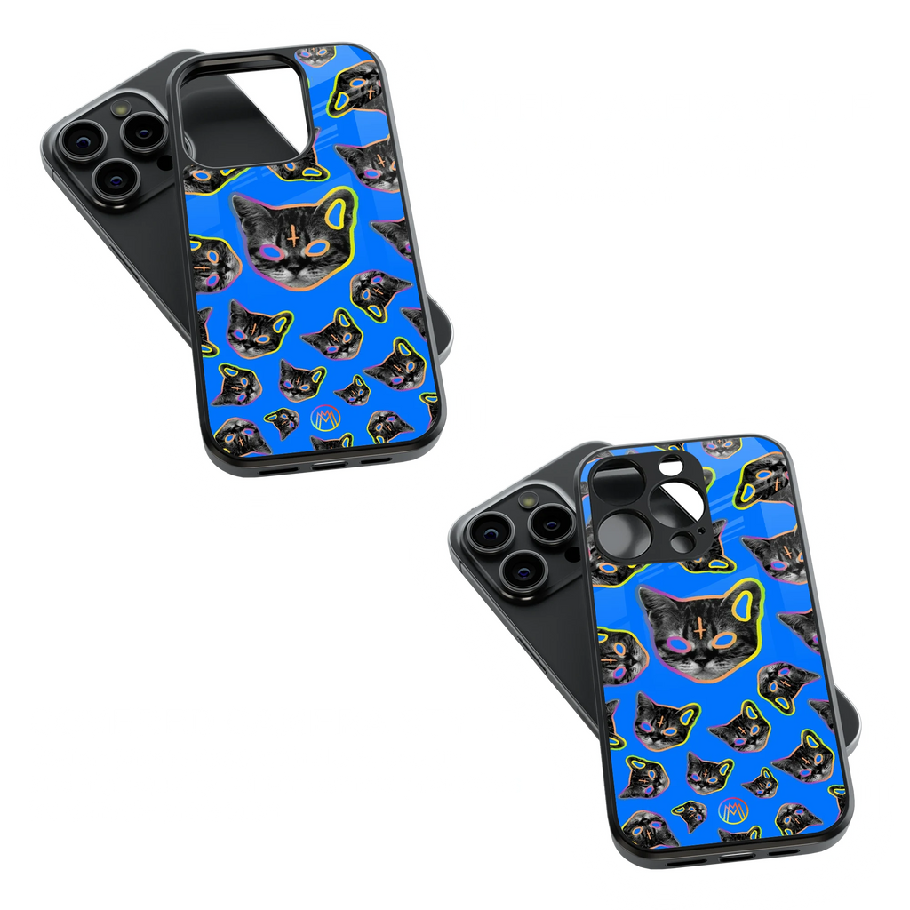 Trendy Glass Back Mobile Case for iPhone, Samsung, Redmi, OnePlus, Google Pixel, Motorola