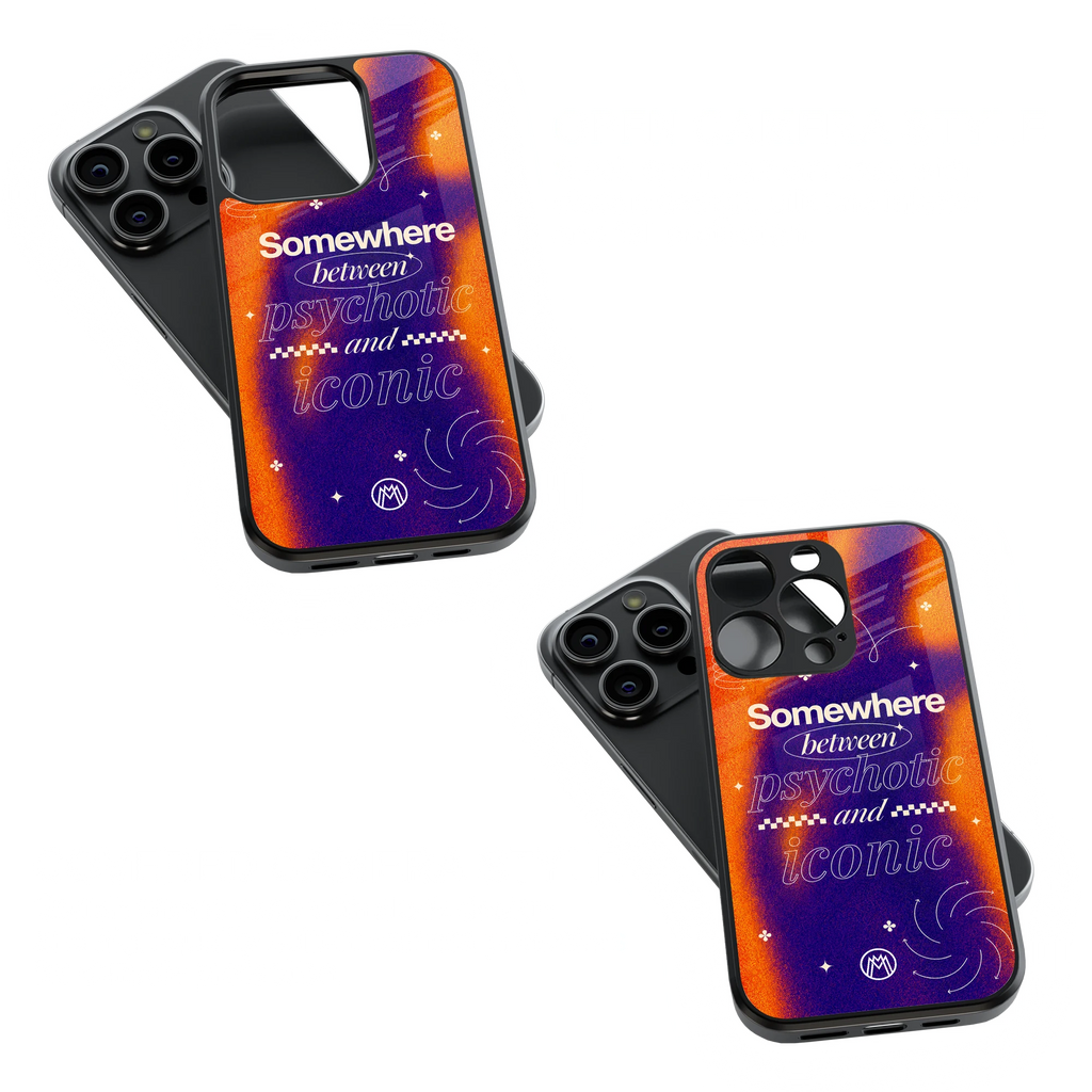 Trendy Glass Back Mobile Case for iPhone, Samsung, Redmi, OnePlus, Google Pixel, Motorola