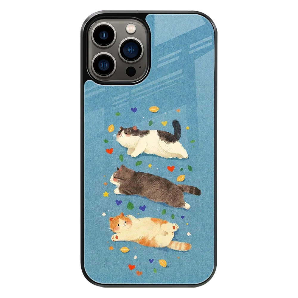 Premium Glass Back Mobile Phone Cover for iPhone, Samsung, OnePlus, Google Pixel, Redmi, Oppo, Vivo & Realme