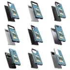 Durable Glass Back Mobile Case for iPhone, Samsung, OnePlus, Google Pixel, Redmi, Vivo, Oppo
