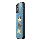 Slim Glass Back Phone Case for Multiple Brands iPhone, Samsung, Redmi, OnePlus, Oppo, Vivo