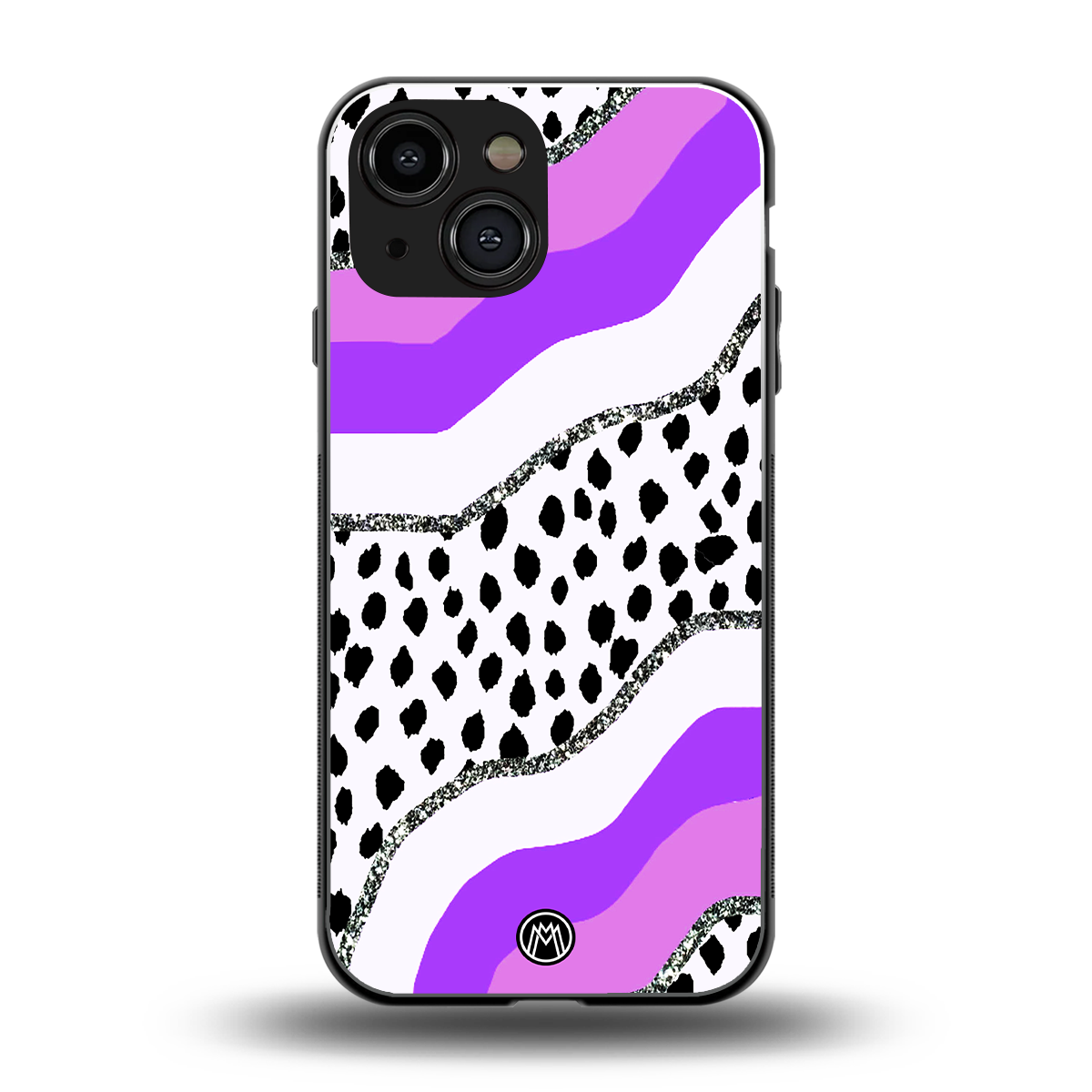 pure bliss back phone cover | glass case for iphone 13 mini