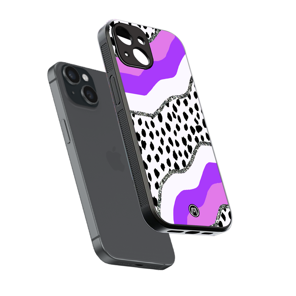 pure bliss back phone cover | glass case for iphone 13 mini