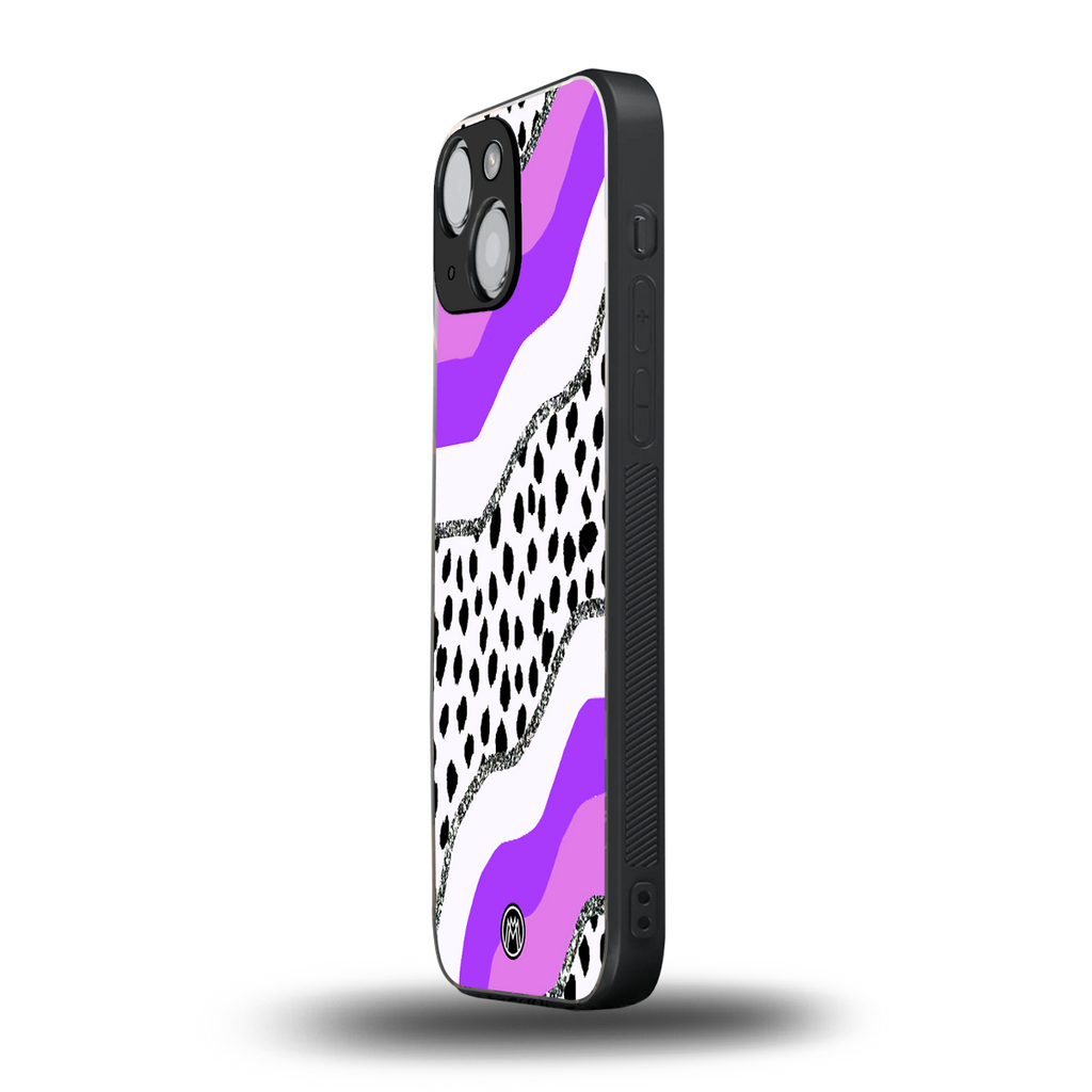 pure bliss back phone cover | glass case for iphone 13 mini