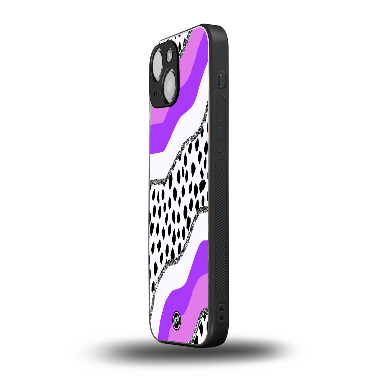 pure bliss back phone cover | glass case for iphone 13 mini
