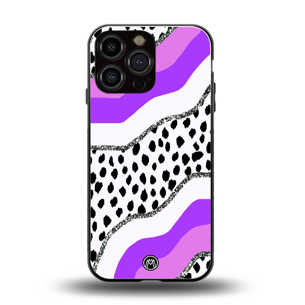 pure bliss back phone cover | glass case for iphone 13 pro max