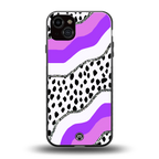 pure bliss back phone cover | glass case for iphone 15 plus