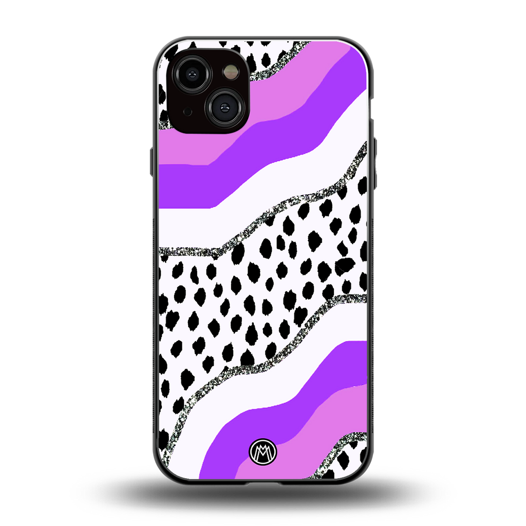 pure bliss back phone cover | glass case for iphone 14 plus