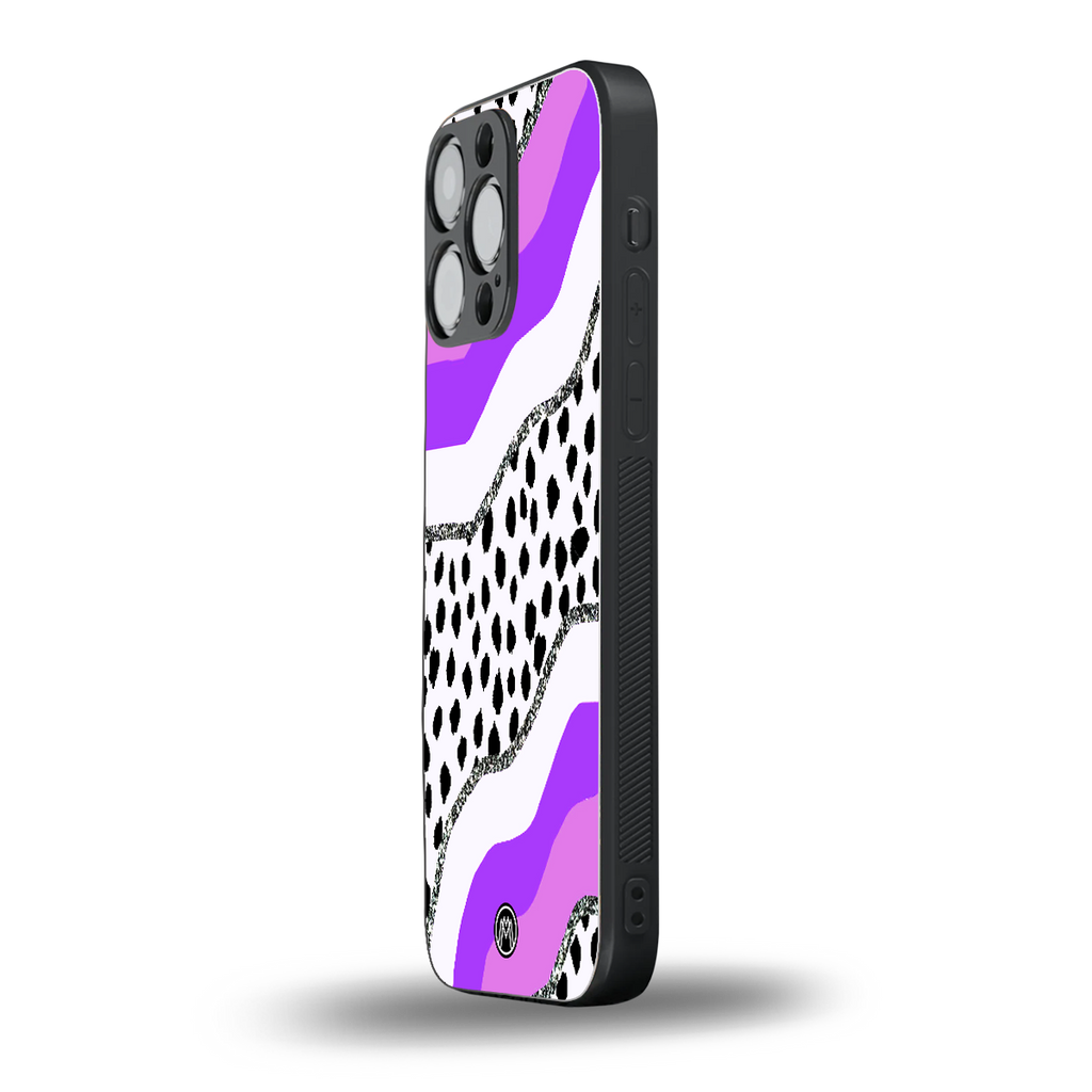 pure bliss back phone cover | glass case for iphone 15 pro max