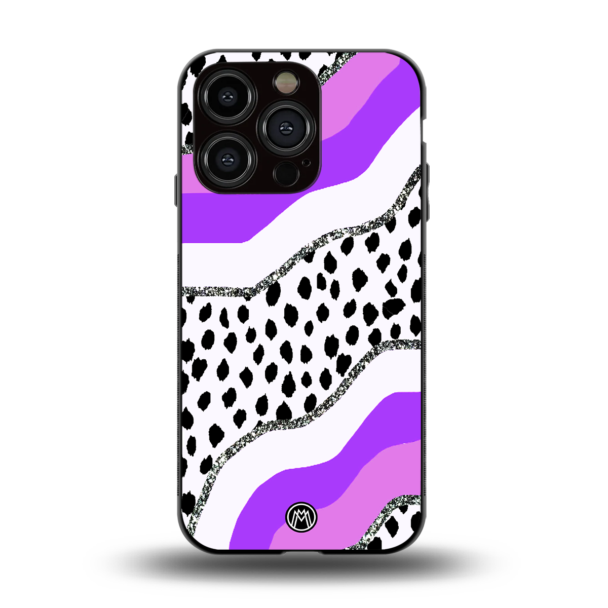 pure bliss back phone cover | glass case for iphone 15 pro