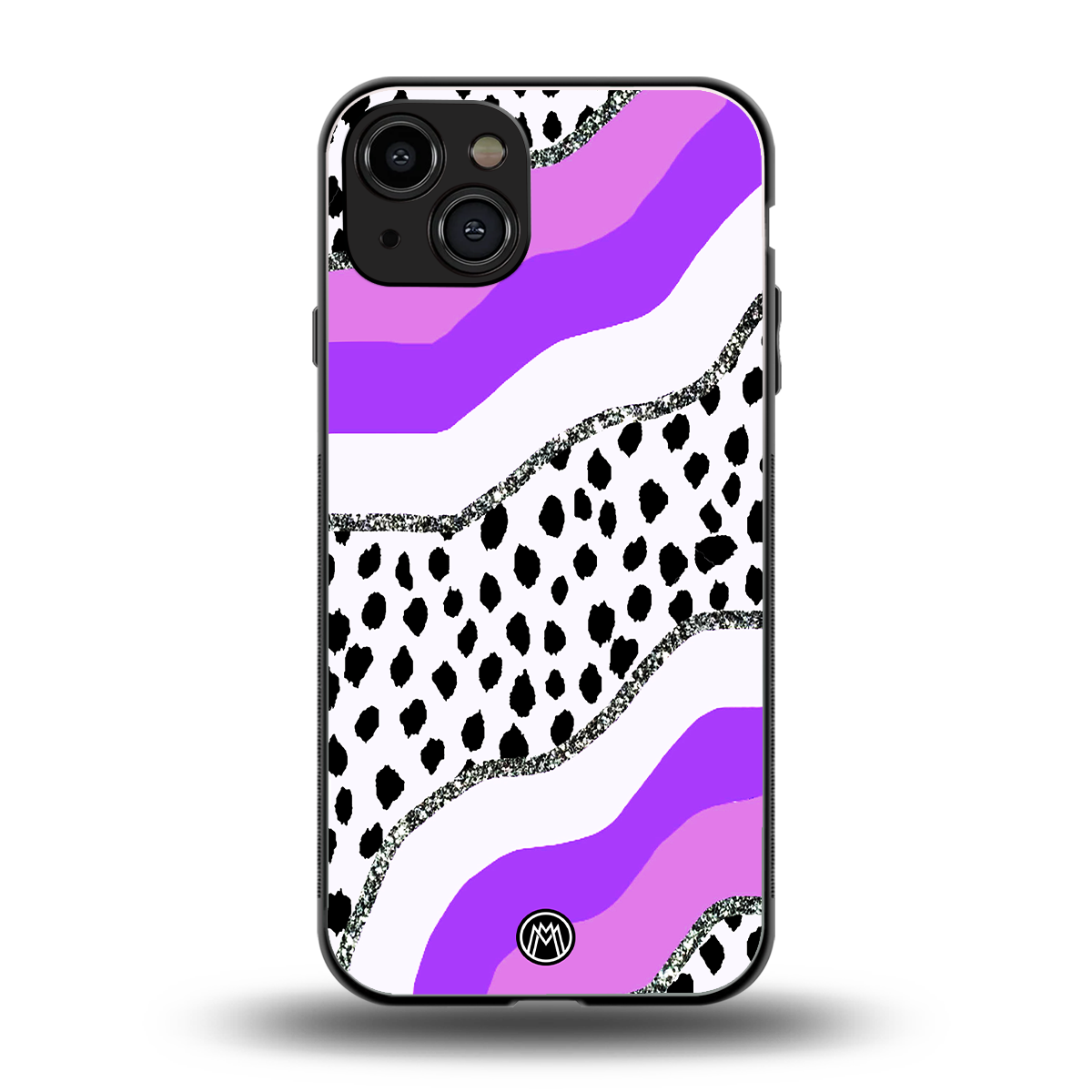 pure bliss back phone cover | glass case for iphone 15