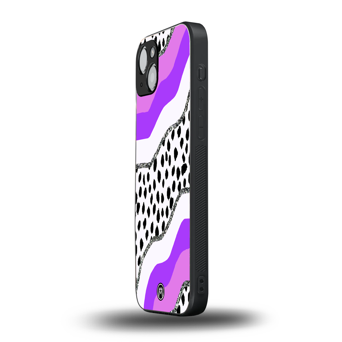 pure bliss back phone cover | glass case for iphone 15