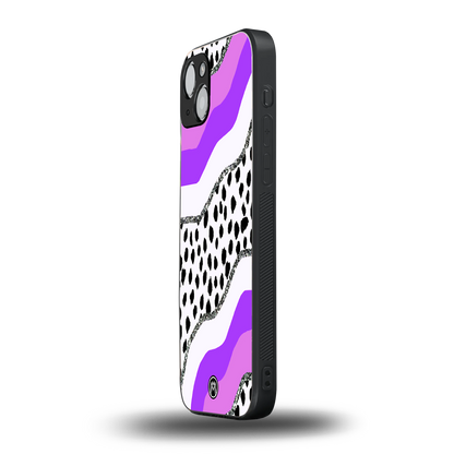 pure bliss back phone cover | glass case for iphone 15