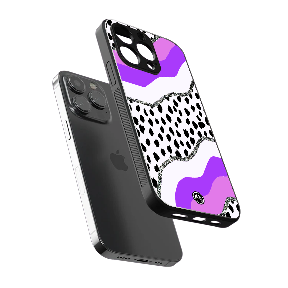 pure bliss back phone cover | glass case for iphone 15 pro