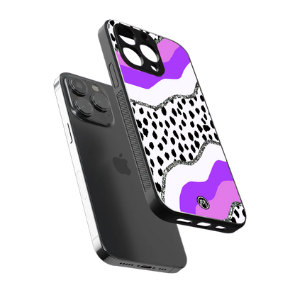 pure bliss back phone cover | glass case for iphone 15 pro