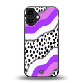 pure bliss back phone cover | glass case for iphone 16 plus