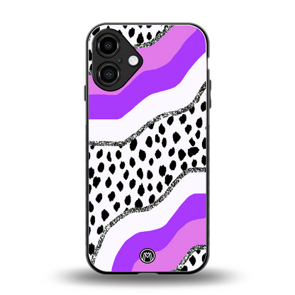 pure bliss back phone cover | glass case for iphone 16 plus