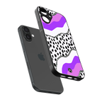 pure bliss back phone cover | glass case for iphone 16 plus