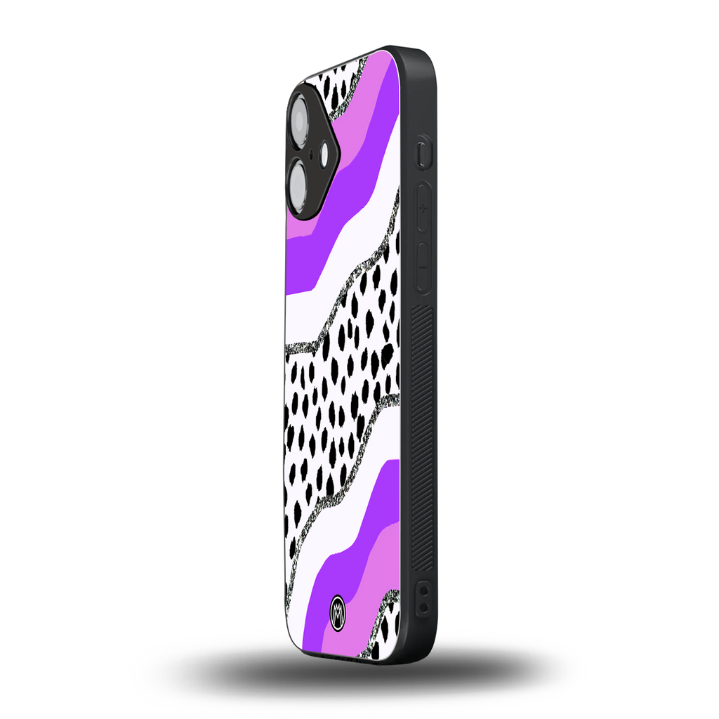 pure bliss back phone cover | glass case for iphone 16 plus