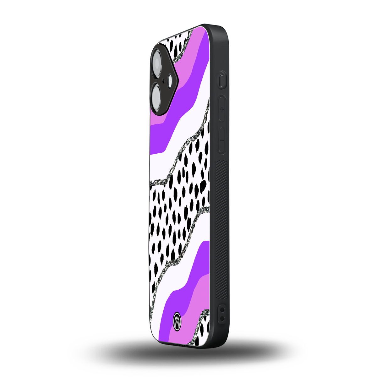 pure bliss back phone cover | glass case for iphone 16 plus