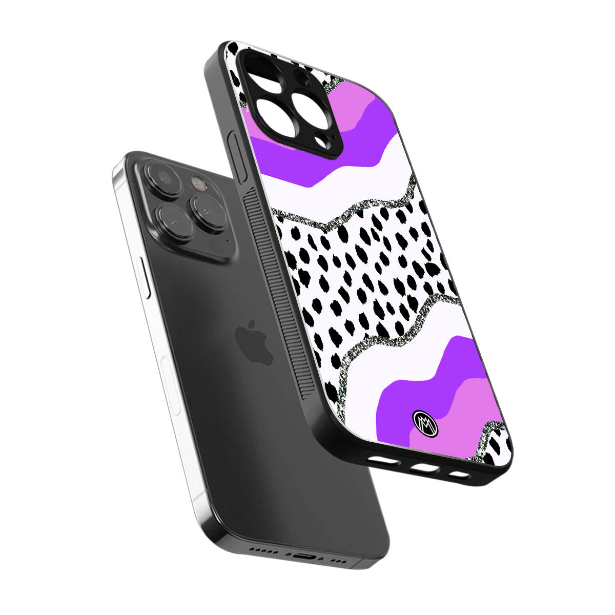 pure bliss back phone cover | glass case for iphone 16 pro max