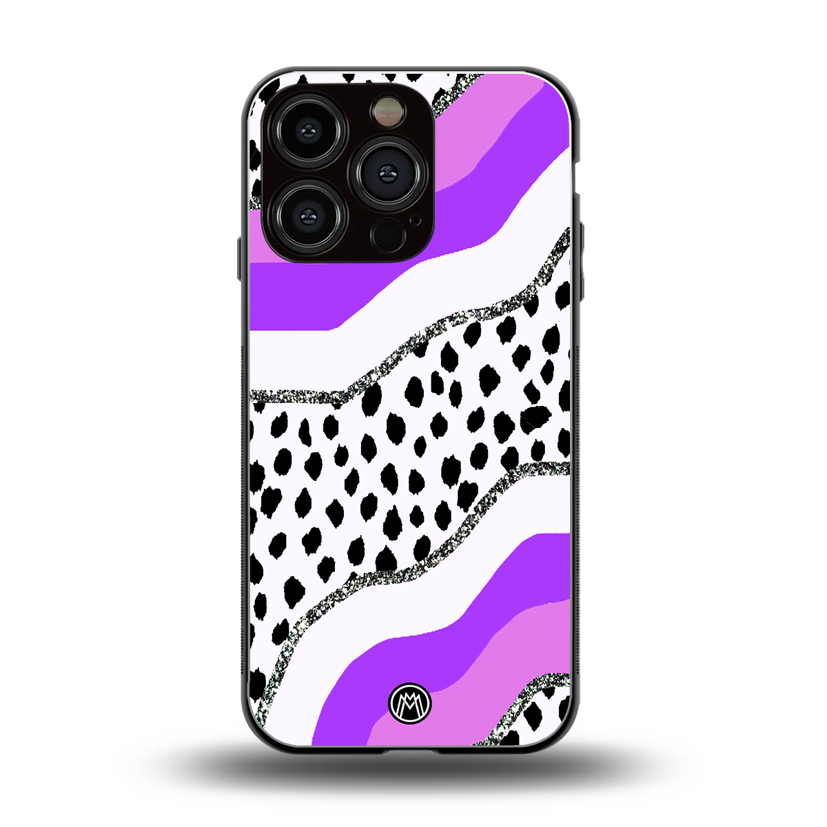 pure bliss back phone cover | glass case for iphone 16 pro