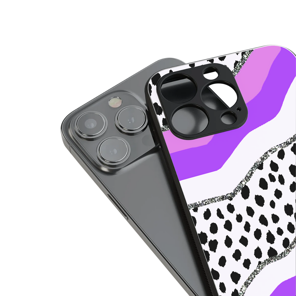 pure bliss back phone cover | glass case for iphone 16 plus