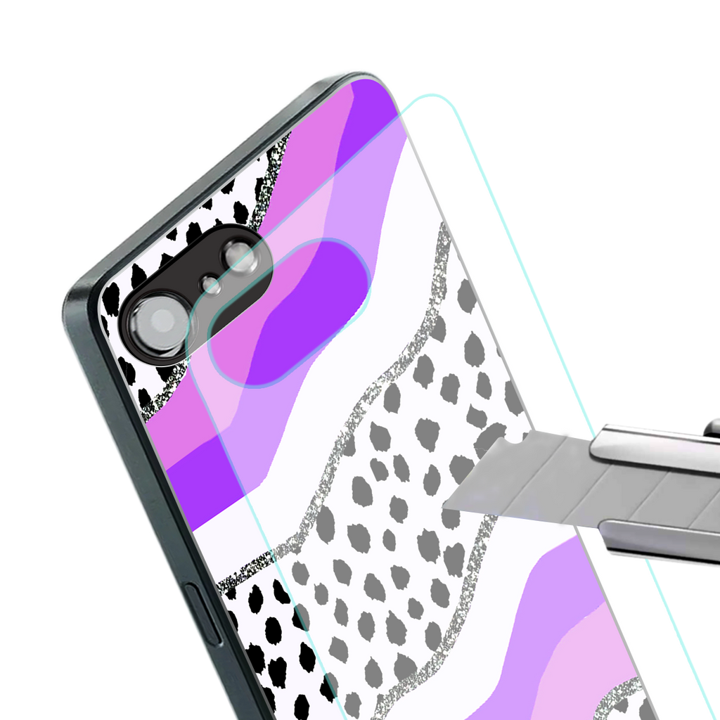 pure bliss back phone cover | glass case for iphone 16e