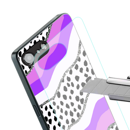 pure bliss back phone cover | glass case for iphone 16e