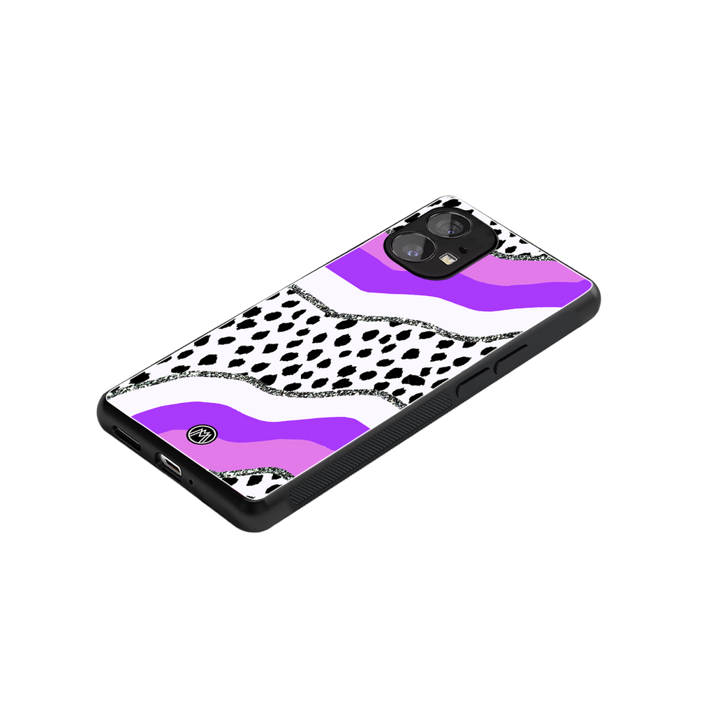 pure bliss back phone cover | glass case for nothing phone 1