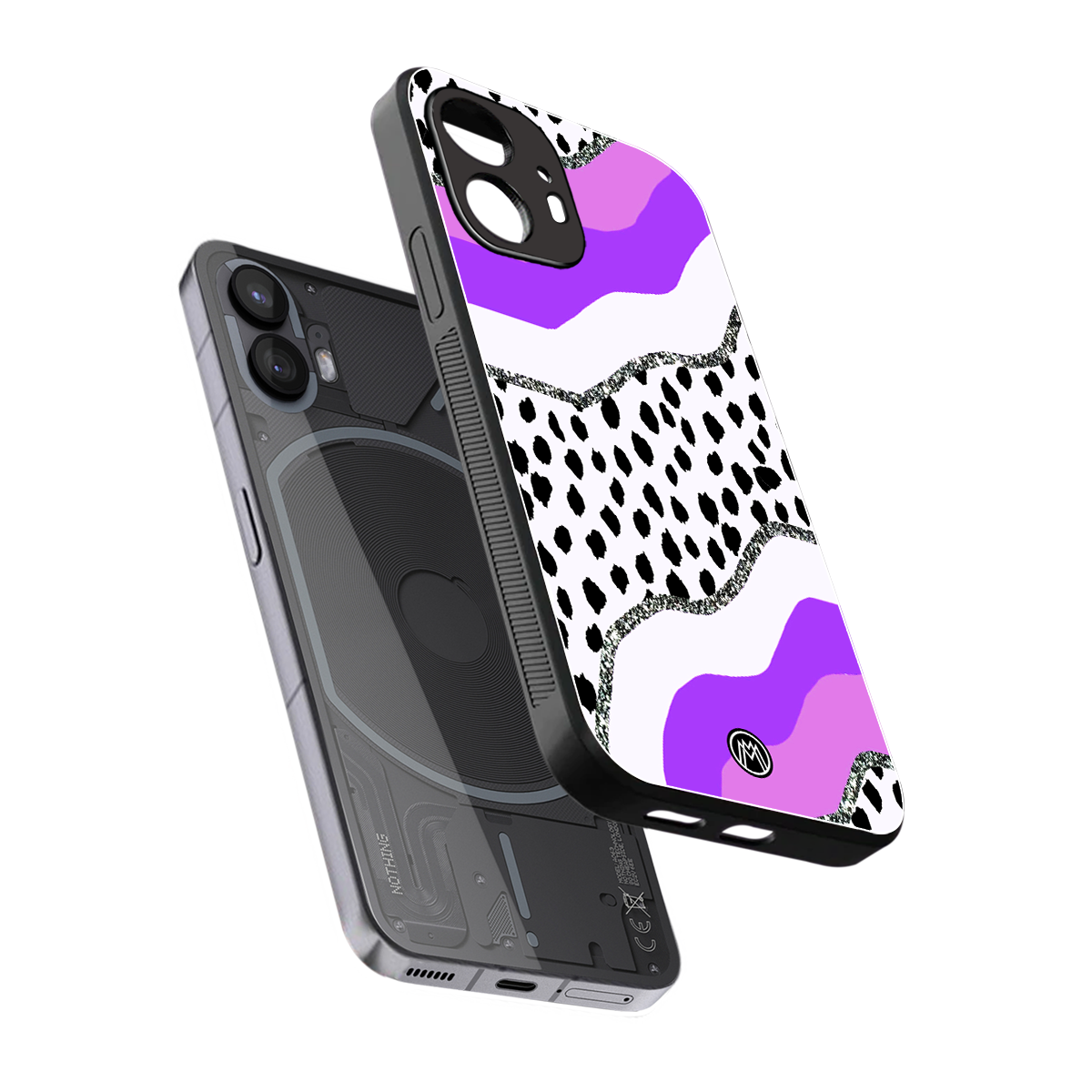pure bliss back phone cover | glass case for nothing phone 2