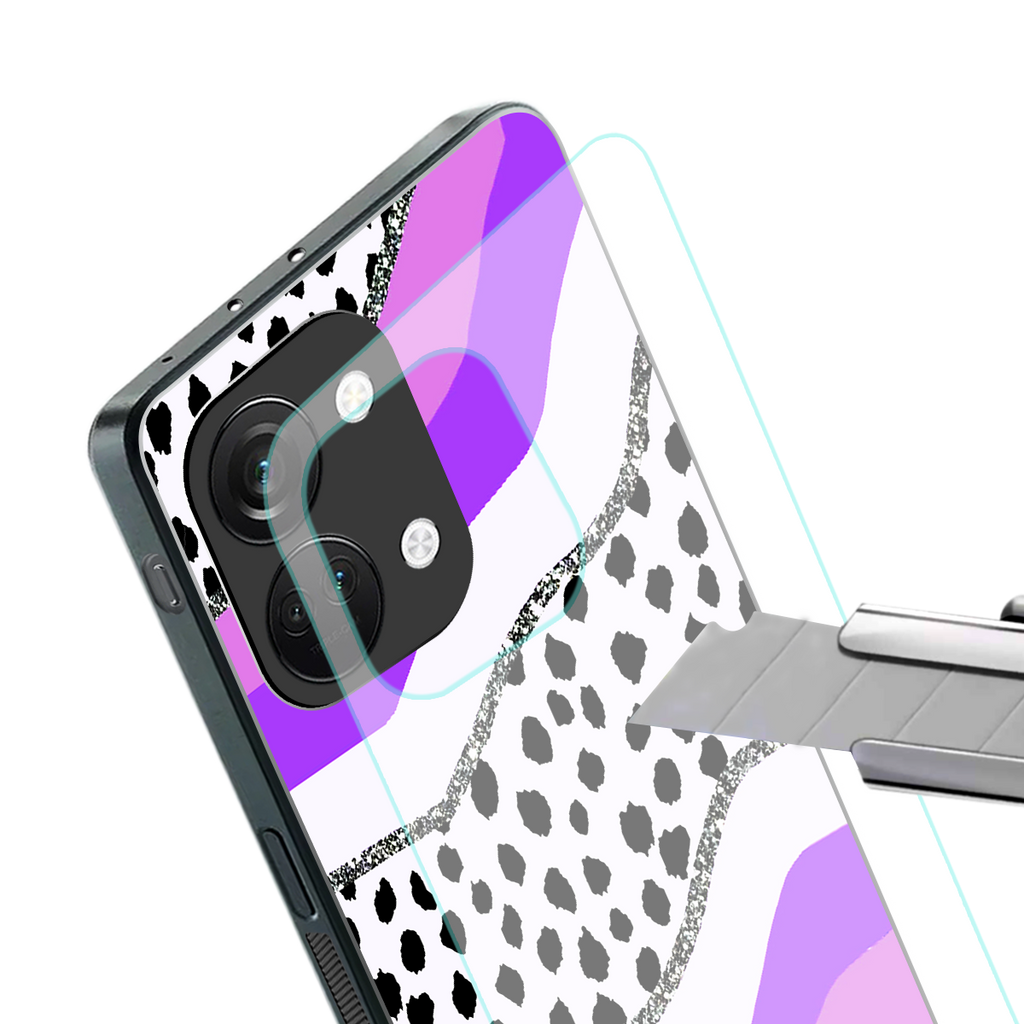 pure bliss back phone cover | glass case for oneplus nord 3