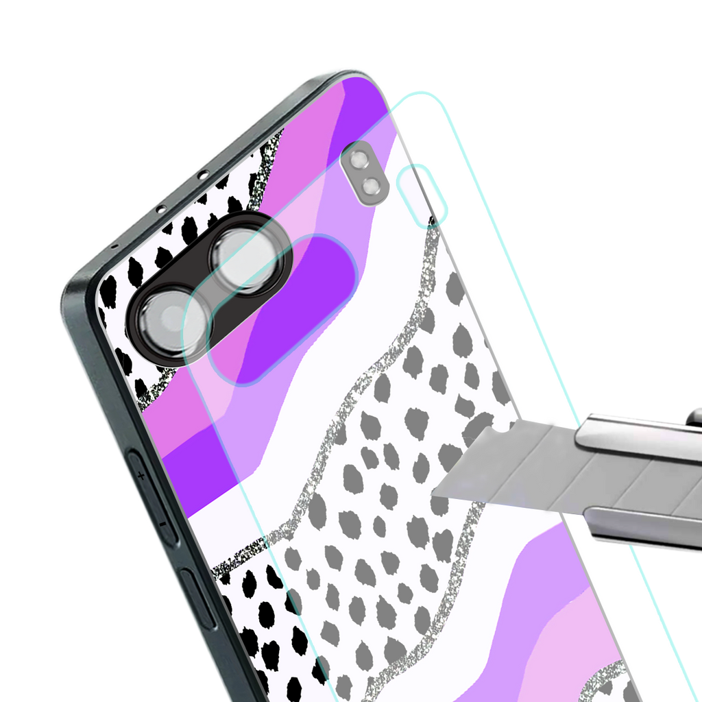 pure bliss back phone cover | glass case for oneplus nord 4
