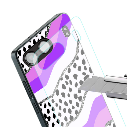 pure bliss back phone cover | glass case for oneplus nord 4