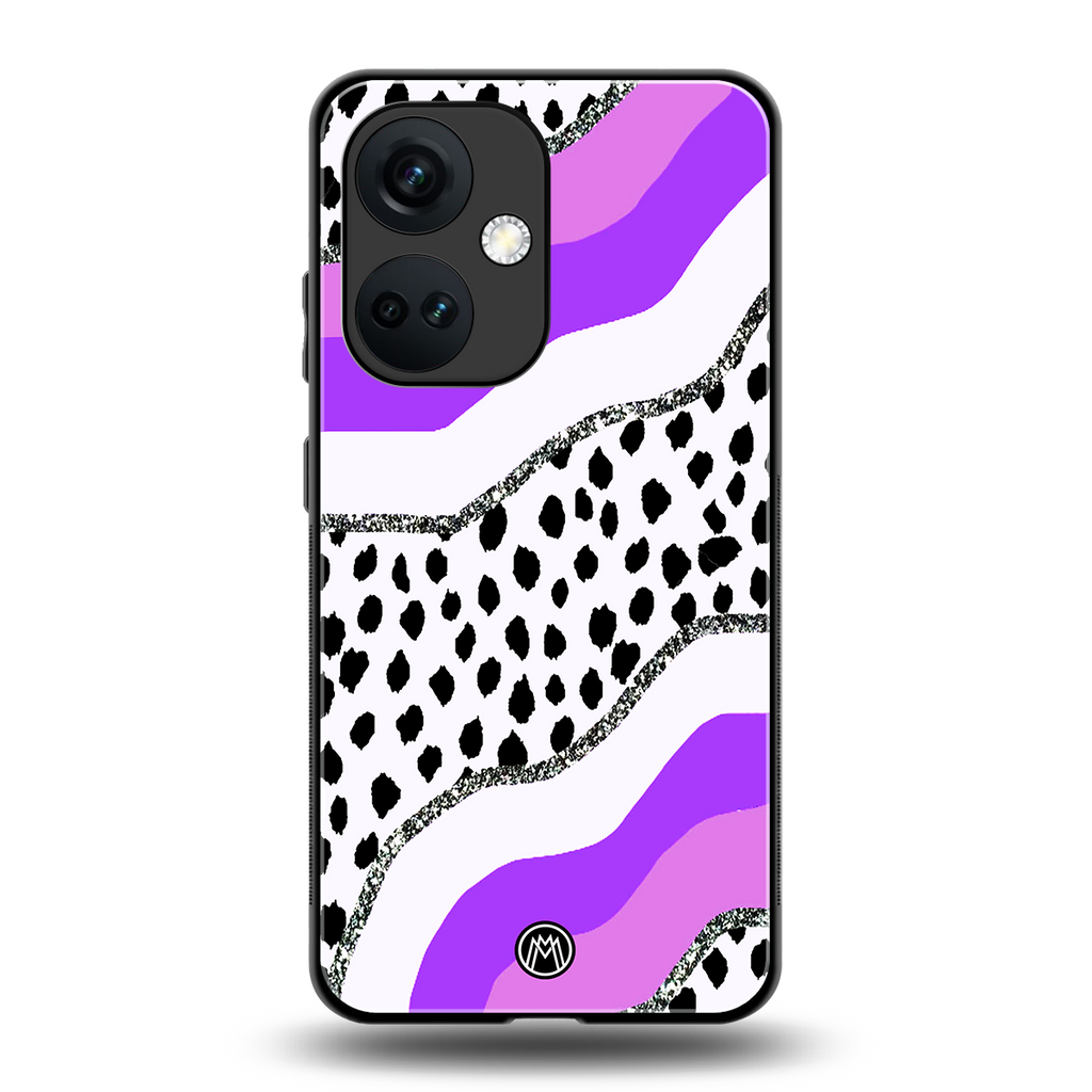 pure bliss back phone cover | glass case for oneplus nord ce 3