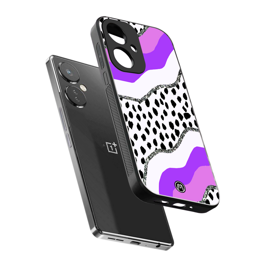 pure bliss back phone cover | glass case for oneplus nord ce 3