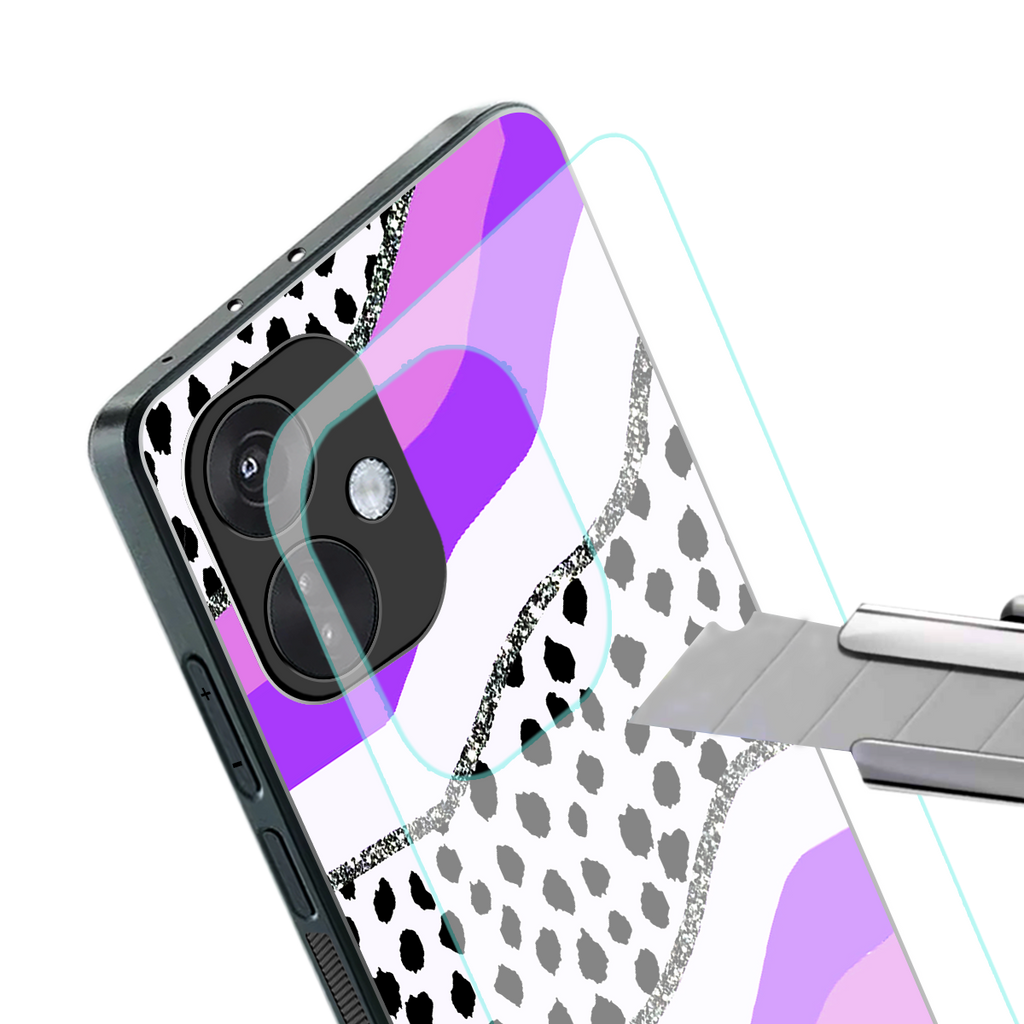 pure bliss back phone cover | glass case for oneplus nord ce 3