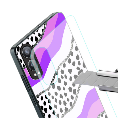 pure bliss back phone cover | glass case for oneplus nord ce 4 lite