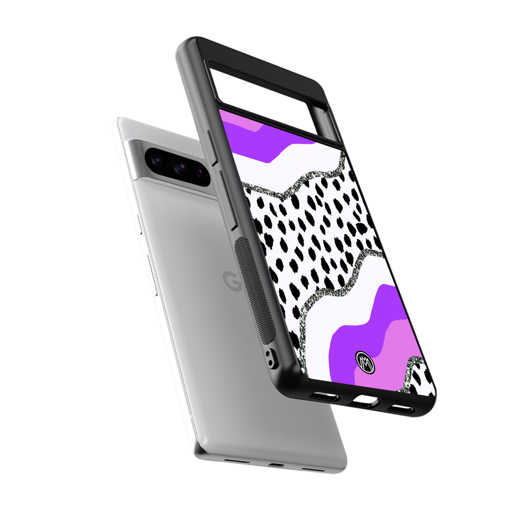 pure bliss back phone cover | glass case for google pixel 8 pro