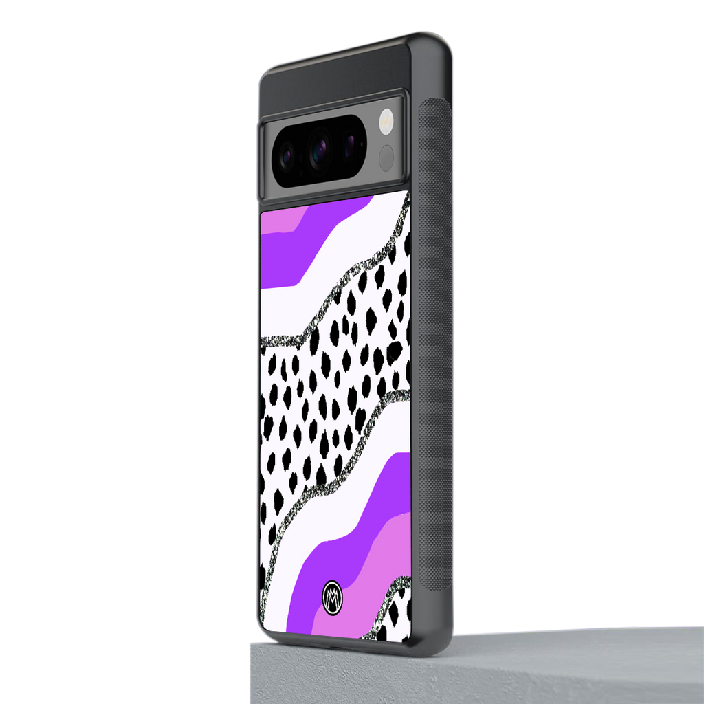 pure bliss back phone cover | glass case for google pixel 8 pro