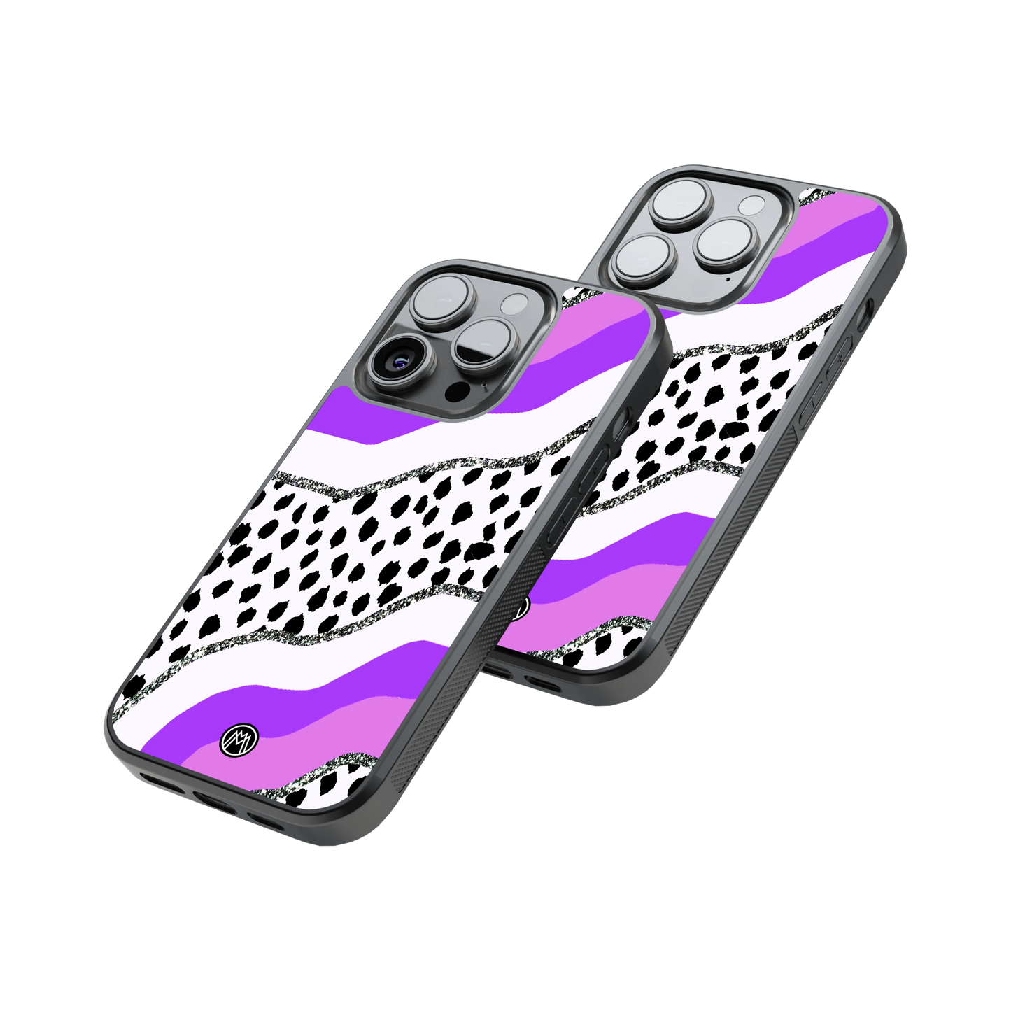 Protective Glass Back Phone Case Compatible with iPhone, Samsung, OnePlus, Pixel & More