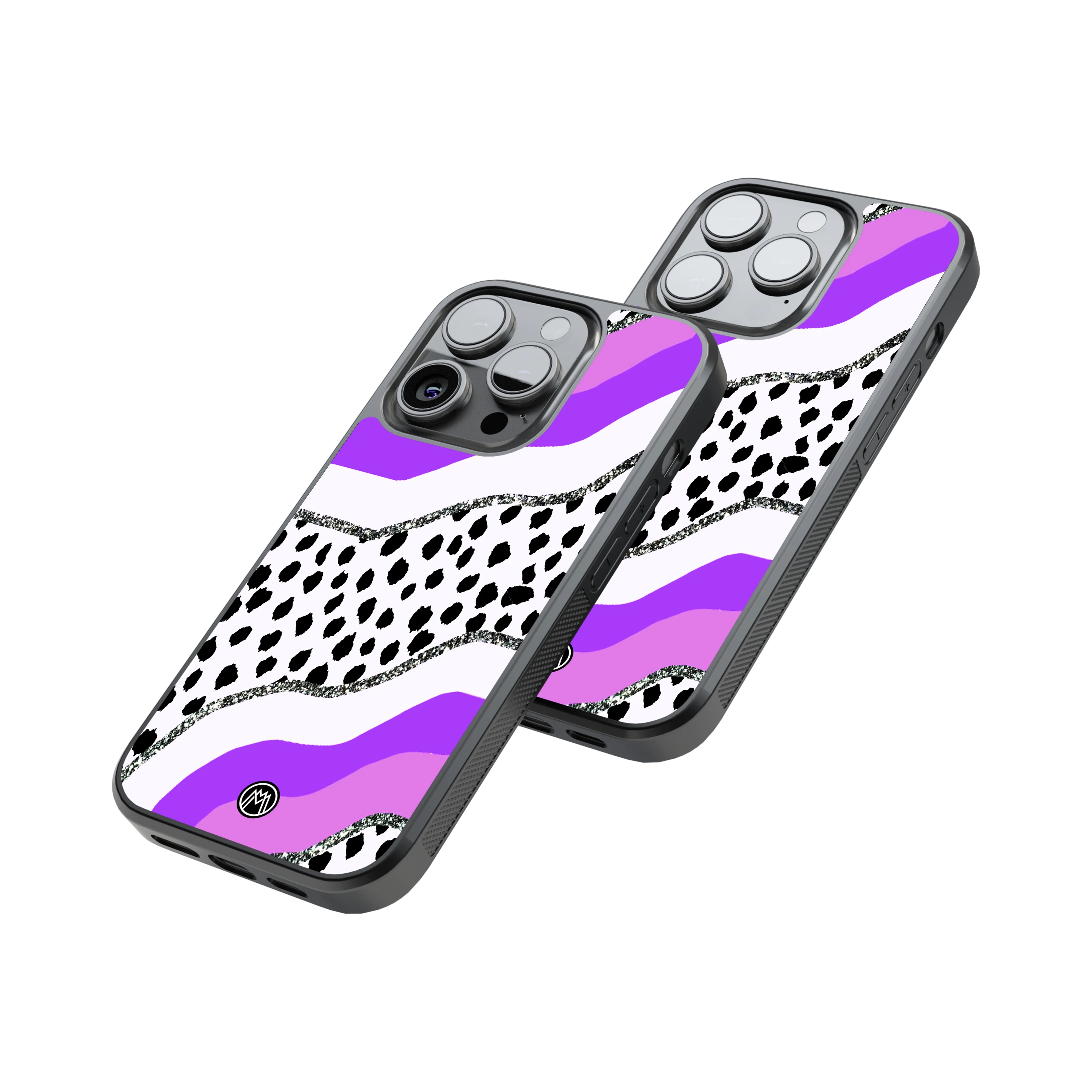 Protective Glass Back Phone Case Compatible with iPhone, Samsung, OnePlus, Pixel & More