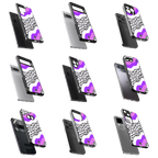 Durable Glass Back Mobile Case for iPhone, Samsung, OnePlus, Google Pixel, Redmi, Vivo, Oppo